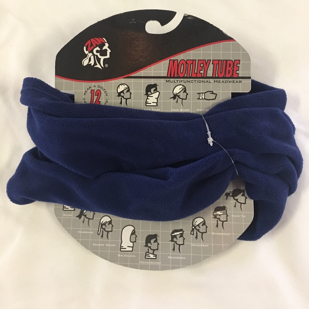 Headwear multifunctional have it in blue & red